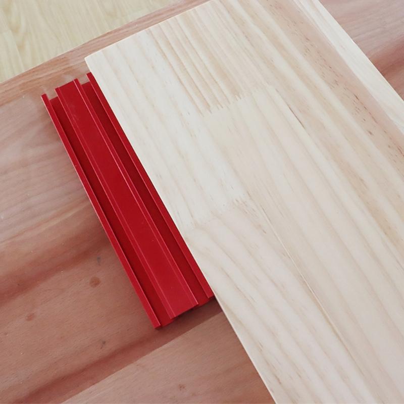 Woodworking Planing Stop Board Baffle 15.8/17.8/19.8mm for Bench Dog Clamps Aluminum Alloy Adjustable Limit Tenon Block