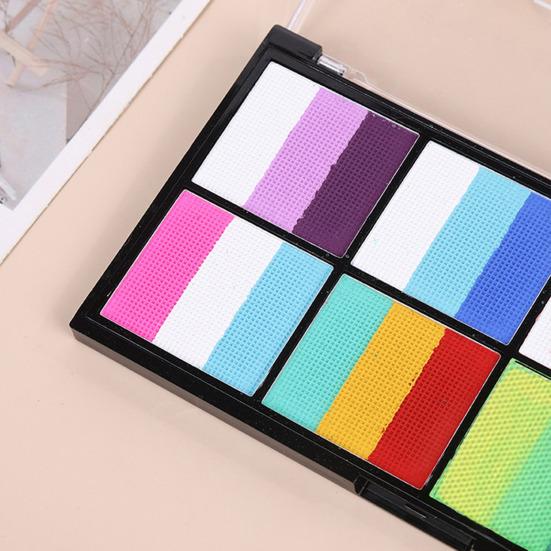 Professional Makeup Paint Face Body Palette, 8 Grids Pigment for Art Painting, Water Soluble Halloween Costume Party Festival Stage Cosplay