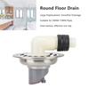 10cm Round Floor Drain Kit Stainless Steel Odor Prevention Shower Drain Bathroom Hair Strainer 50‑75mm Pipes