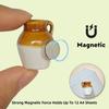 5/7/8Pcs Mini Ceramic Vase Refrigerator Magnet Home Office Kitchen Locker Fridge 3D Miniature Flower Vase Pot Magnetic Decoration Ornament