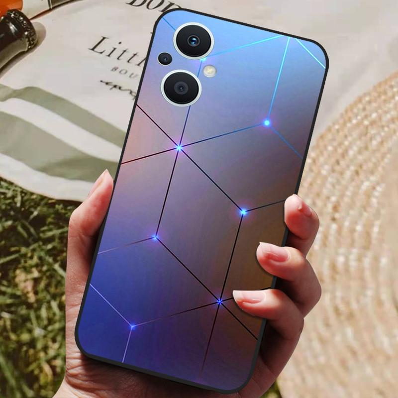 For OPPO Reno 8 Lite 5G Case Cover Reno 7 Lite Phone Bumper Silicone Soft TPU For Cover OPPO Reno7 Lite / Reno8 Lite Fundas Capa