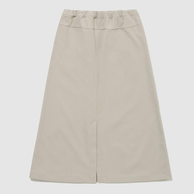 LECOQ Women'S Long Skirt - Beige Qr122Lsk19