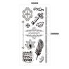 English Tattoo Sticker Feather Red Lip Totem Arm Circle Set Simulation Waterproof Tattoo Sticker