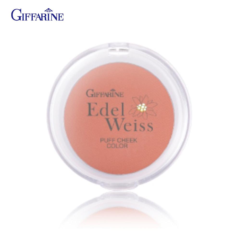 

Giffarine Edelweiss Puff Cheek Color 6 г. Розовый 12608 / Оранжевый 12609 - тайский косметический макияж 6 g. оранжевый