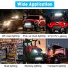 8/15/20 Inch Driving Light IP67 Waterproof 2-Row LED Work Light 6000K Off Road LED Work Light Bar for ATV UTV 4x4 Truck Boat SUV