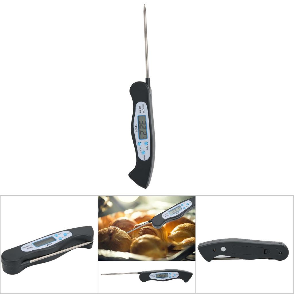 Portable Digital Thermometer 50~+300 Celsius X0.1 Celsius Auto Sleep Function for Multiple Occasions
