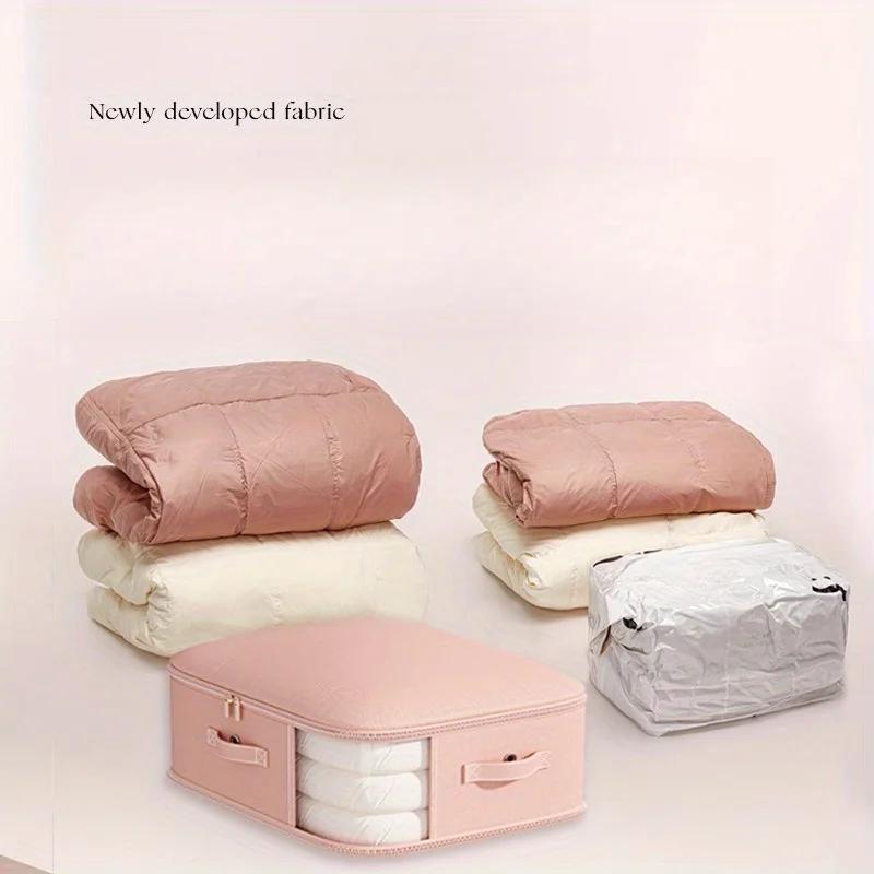 Large Capacity Vacuum Seal Storage Bag - for Clothes, Blankets & Jackets, Wardrobe Organizer Packaging
