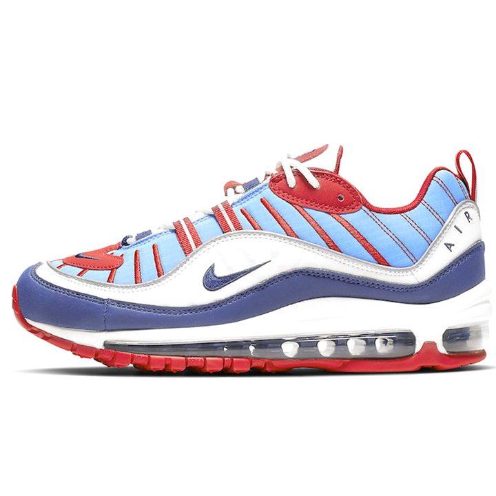 Nike Air Max 98 Blu Rosso Bianco Donna AH6799-112