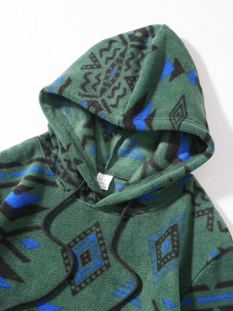Men's Casual Outdoor Patterned Long Sleeve Hoodie