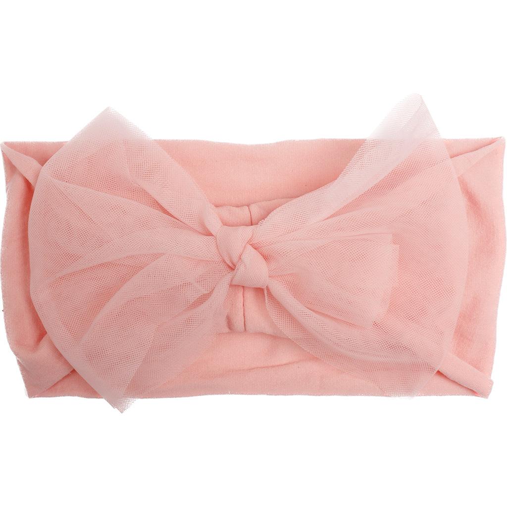 Baby Hair Accessories Headband Baby Newborn Mesh Bow Baby Girl Headband