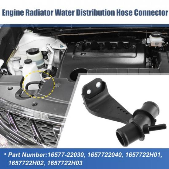 Pack of 1 for Toyota Corolla 2009-2013 Coolant Hose Connector 16577-22030