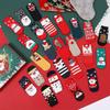 24Pairs Christmas Stocking Advent Calendar Funny Christmas Stockings 24 Days Advent Day Countdown Gift Box Christmas Gifts