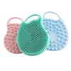 Double-sided Silicone Bath Brush with Lanyard