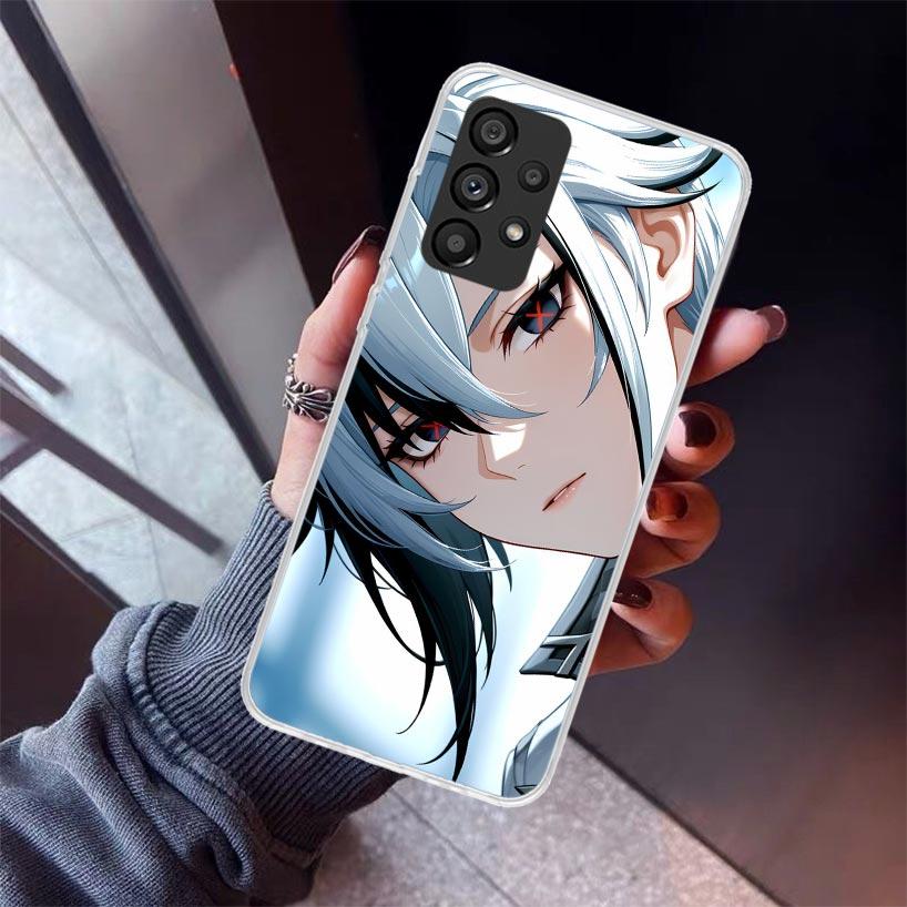 Arlecchino Genshin Impact Phone Case For Samsung Galaxy A52 A51 A50S A32 A22 A12 A02S A72 A71 A31 A70 A30S Note 20 Ultra 10 Plus