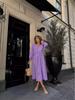 2024 Autumn European & American Long Backless Lace-Up Casual Dress