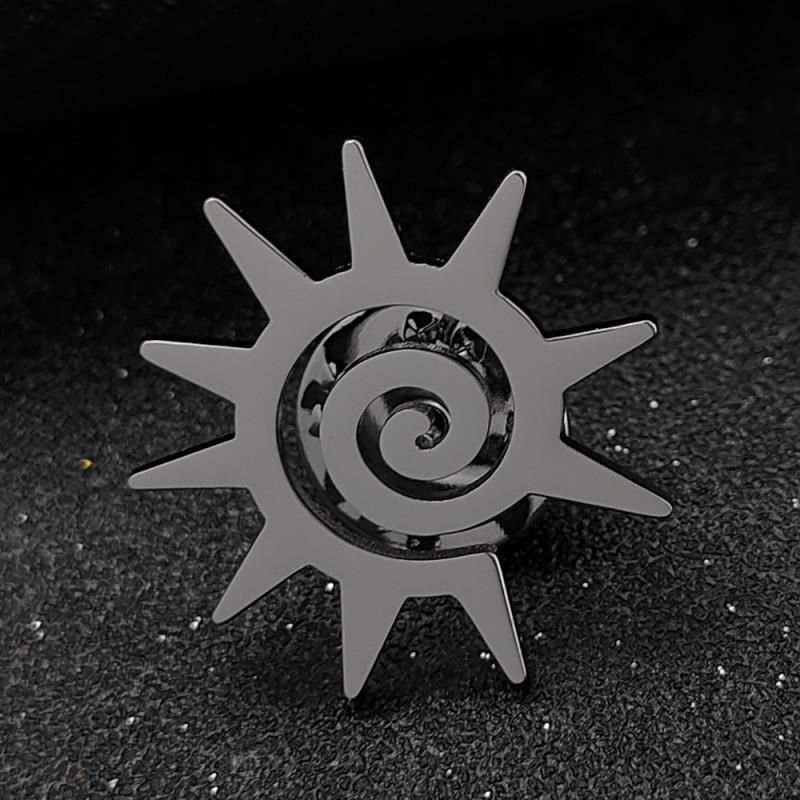 

Minimalist Sun Brooch Cufflinks Cute Fun Ins Creative Suit Coat With Accessories 14k
