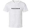 Tricou Alb Freedom Charlie Kirk