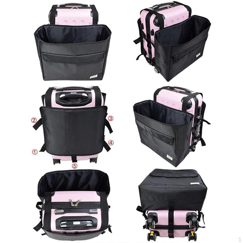over Luggage Organizer Bag Travel Accessories Large with Storage Pocket Adjustable Portable