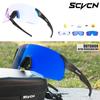 Scvcn Photochromic Sunglasses Cycling Blue Outdoor Sports Bike Glasses Red Man MTB Fishing Glasses Eyewear Bicycle Goggles 2024