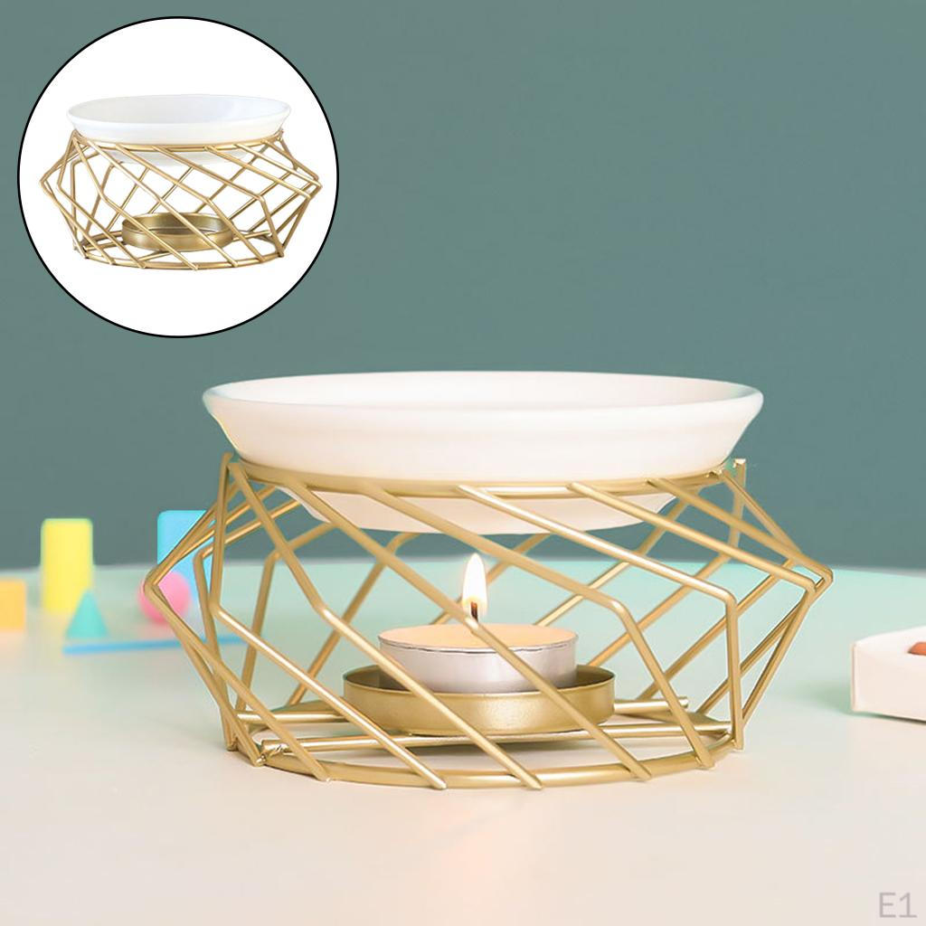 Essential Oil Burner Tealight Candle Holder Use Indoor Meditation Bedroom Home Decoration Durable