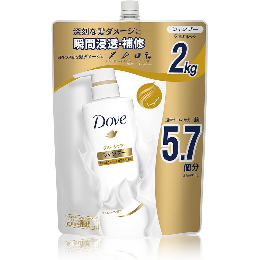 Dove Damage Care Shampoo Refill 2kg Hair Treatment