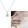 Chain Necklaces Alloy Material Star Pendant Neck Jewelry Birthday Gift for Girls