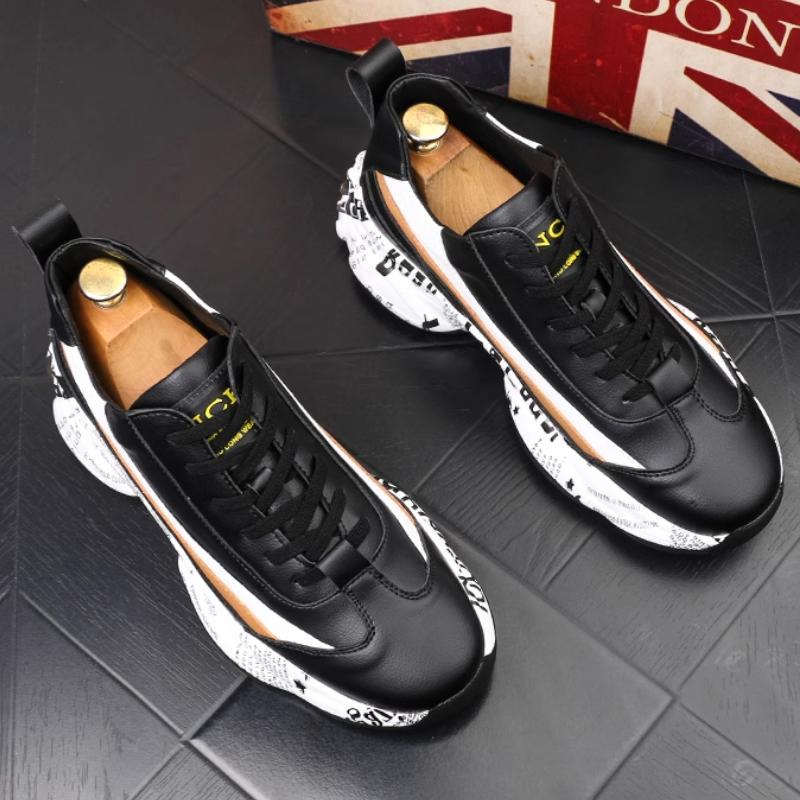 Fashion New Asual Men Boots Male Thick Sole Shoes High Quality Youth Boy Gym Teenagers Zapatillas Hombre B7