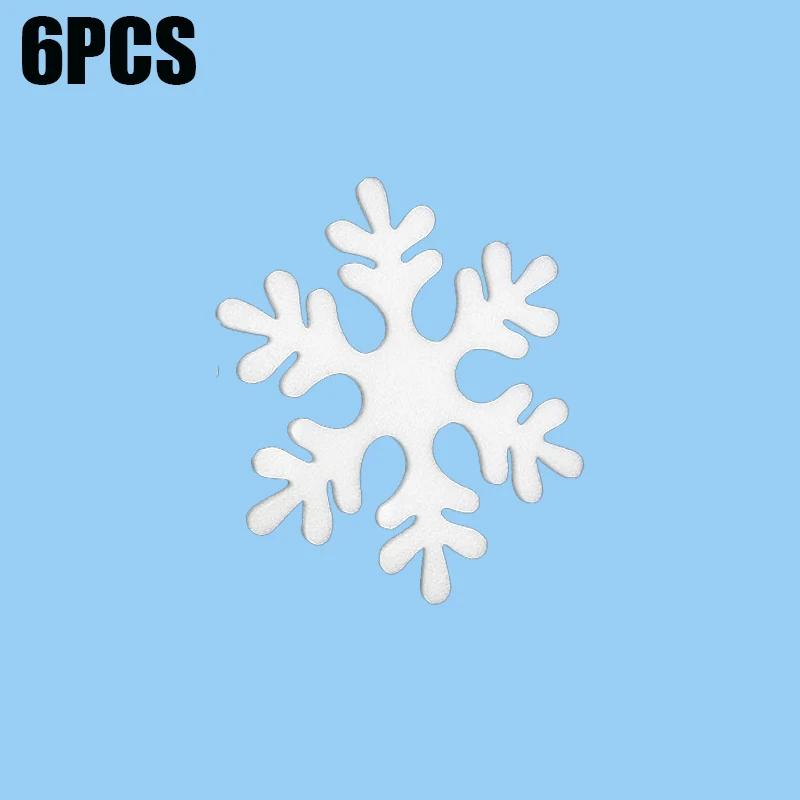 60PCS Christmas Foam Snowflake Decorations Hanging Ornaments Garland for Christmas Tree Window Party Winter Wonderland