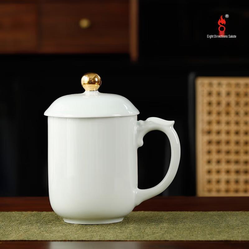 Ba Fang Li Longquan Celadon Office Tea Cup