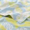 Nishikawa Gauze Finlayson Muto Soft FR03601013 Blanket, Single, Washable, 100% Cotton, Gauze, Blue,
