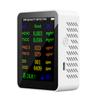 10in1 Air Quality Detector PM2.5 PM10 HCHO TVOC-CO2 AQI Meter Temperature Humidity Tester For Home Office Industrial Monitoring