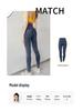Pantalones de Yoga de Cintura Súper Alta con Doble Cintura - Transpirables, Elásticos, Adelgazantes, Levanta Glúteos, Fitness Denim