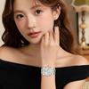New Women's Bracelet Watch Fashion Elegant Date Quartz Wristwatch Woman Waterproof Luminous Diamond Watches for Women