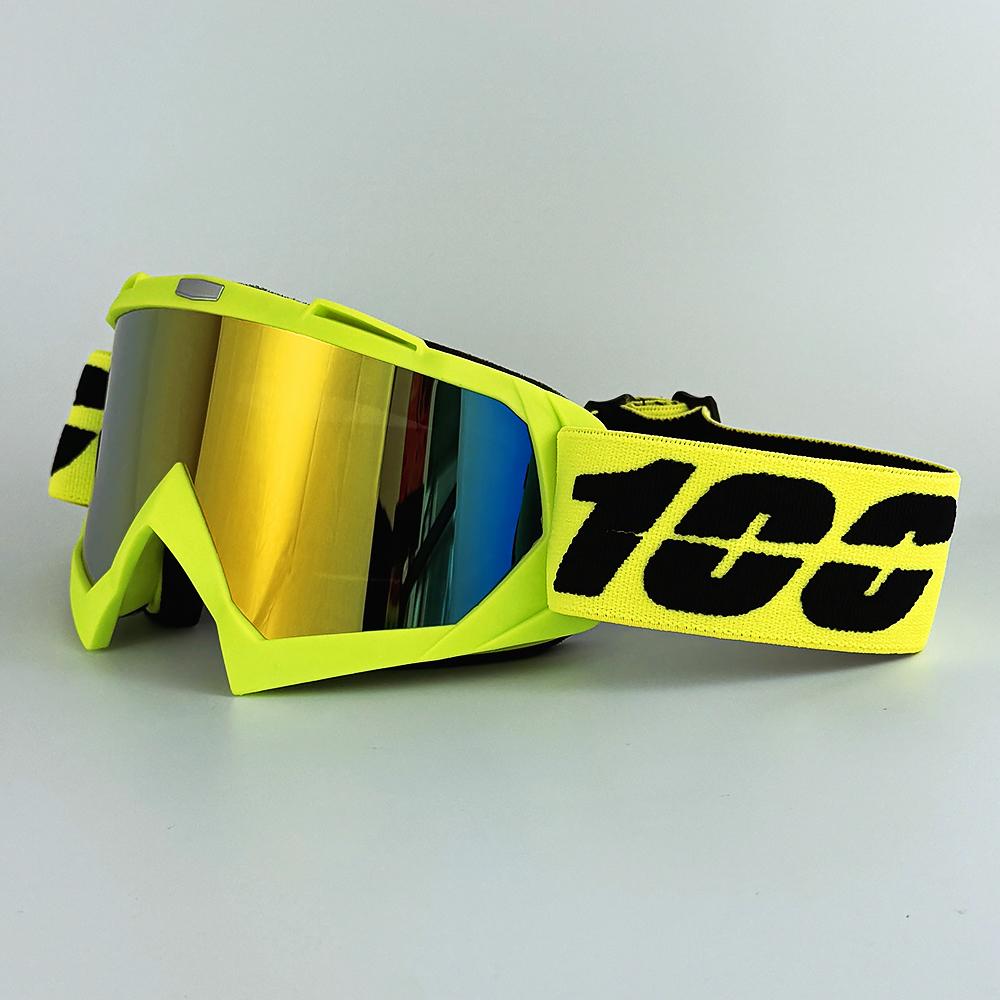 100 Ochelari de Motocicletă Antipraf Ochelari de Cursă Rezistenți la Vânt pentru Bărbați și Femei Motocross Ciclism Schi în Aer Liber Off-Road Ochelari de Bicicletă