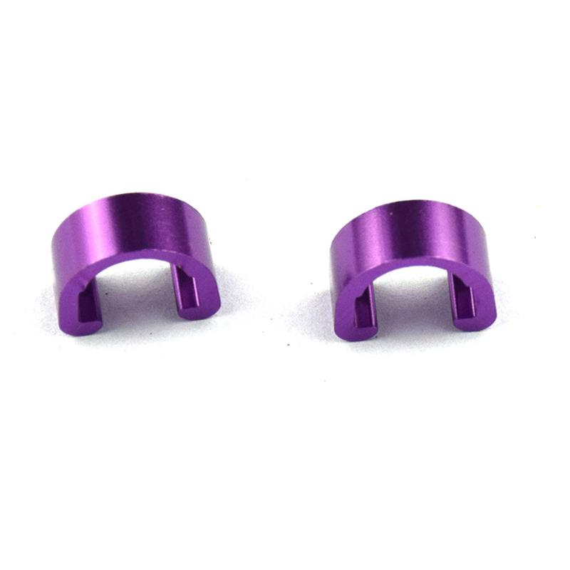 20Pcs Aluminum Alloy Bike Brake Cable C-Clip Guide Clamps for Mountain Road Bicycles - Cable Housing Clip for Bicycle Brakes
