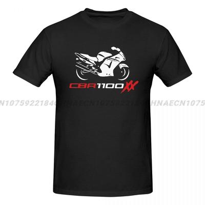 T-shirt Mode 2024 Pour Moto Hon Cbr 1100 Xx Super Blackbird T-shirt Moto Moto T-shirts Double Face
