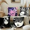 Japan Anime Junji Ito Pillow Case Square Pillow Bedroom Sofa Leisure Comfort Cushion Car Home Decoration