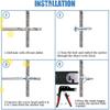 Heavy Expansion Bolt Set Practical Drywall Anchor with Screws Self Drilling Wall Home Pierced for Gypsum Board Fiberboard