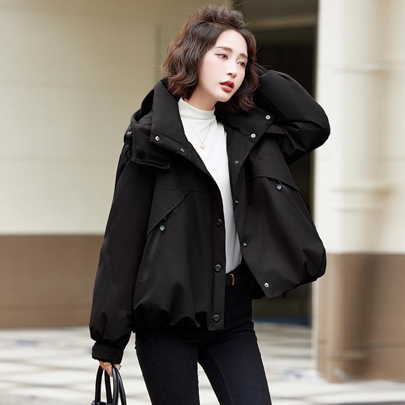 

Женский пуховик премиум-класса - Зимняя коллекция 2024, Маленький размер, Модный и тонкий стиль парки. M (suggested weight 90-115 jin)