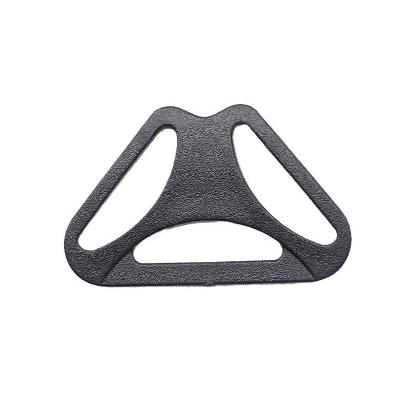 Adjustable Plastic Triangle Insert Buckle for Webbing and Shoe Material - Versatile Accessory