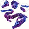 3D Printing Dragon Toy Chinese Dragon Joint Rotated Colorful Handicrafts Desktop Ornaments For Children'S Decoration Gift Toys