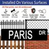 1pc "PARIS" Vintage Aluminum Sign, 15.7×3.94in, Waterproof & Dustproof Wall Decor for Home, Bar, Cafe, Pub, Restaurant, Retro Iron Artwork Poster for