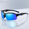 Trendy Bicycle Riding Windproof Goggles Sports Half Frame Polarized Outdoor Sunglasses for Men UV Resistant Driving Sunglasses