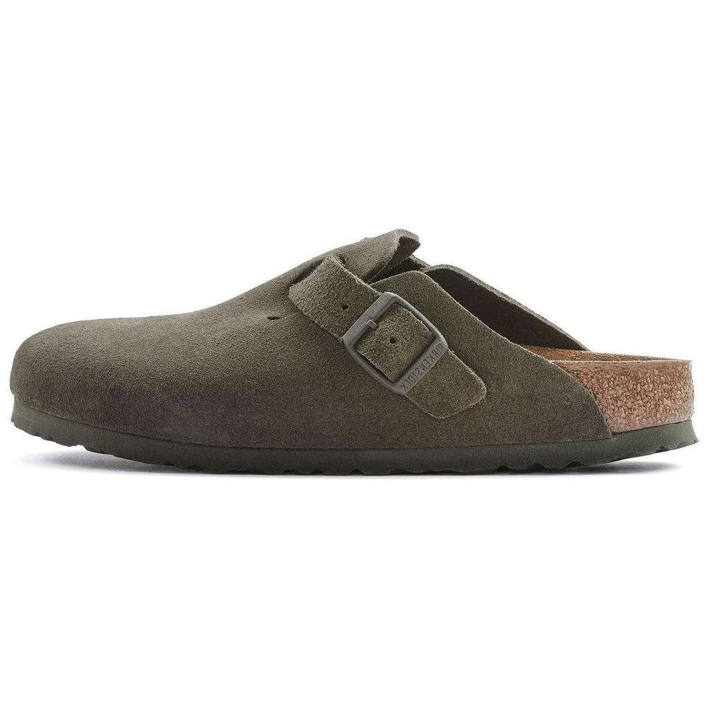 Birkenstock Boston Flat Open-Toe Fashion Sandals Unisex sandals Green 1024714