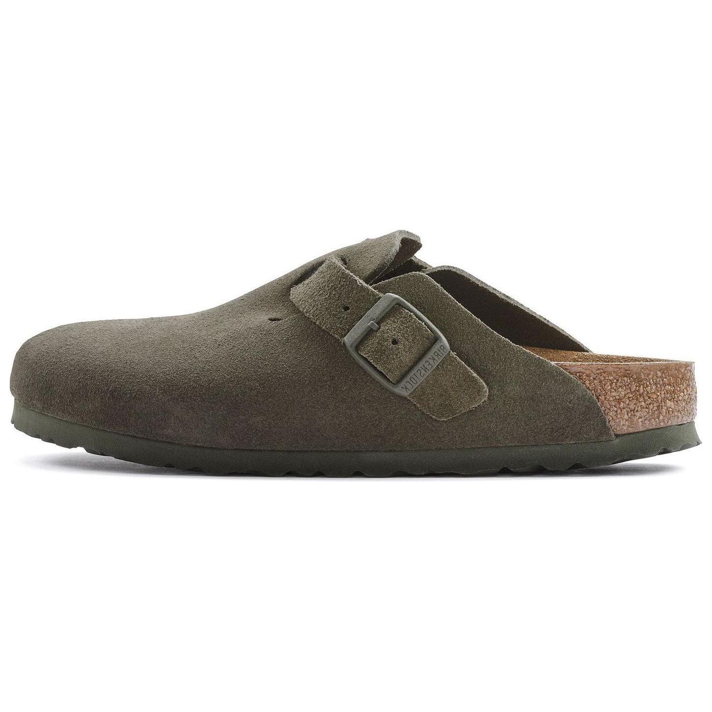 Birkenstock Boston Flat Half Slippers Unisex slippers Green 1024721 41