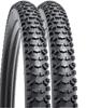 YunSCM 26x2.40 Tires, 26x2.40 58-559, Bicycle Tires, Compatible with 26-inch 2.40 Cross and Mountain Bikes, Y-256