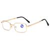 Far And Near Dual-Purpose Anti-Blue Double-Light Reading Glasses Metal Frame Folding With Box Reading Glasses Look Far And Near Dual-Purpose