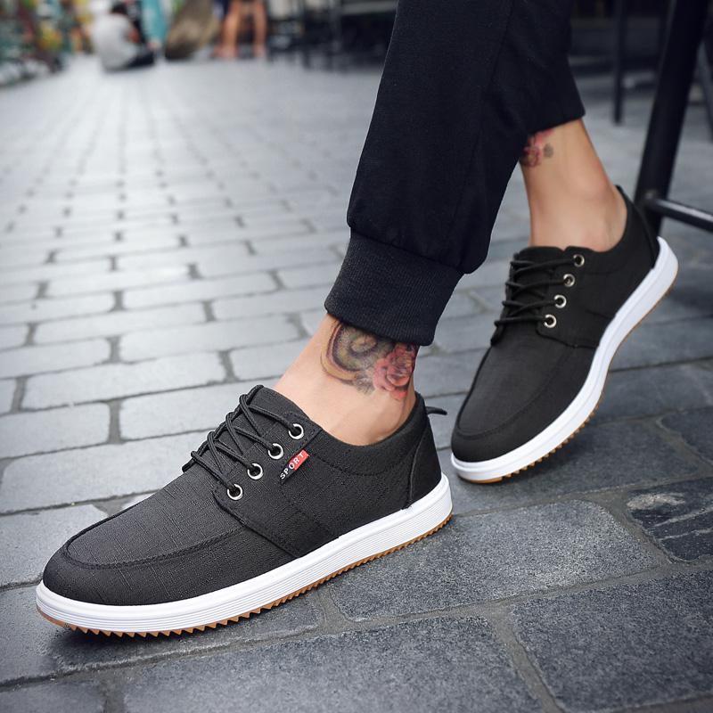 Summer Men's Casual Canvas Shoes Non-slip Wear-resistant Men's Loafers