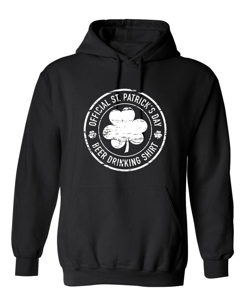 Official St. Patrick's Day Graphics Novelty Sarcastic Humor Men's Hoodies