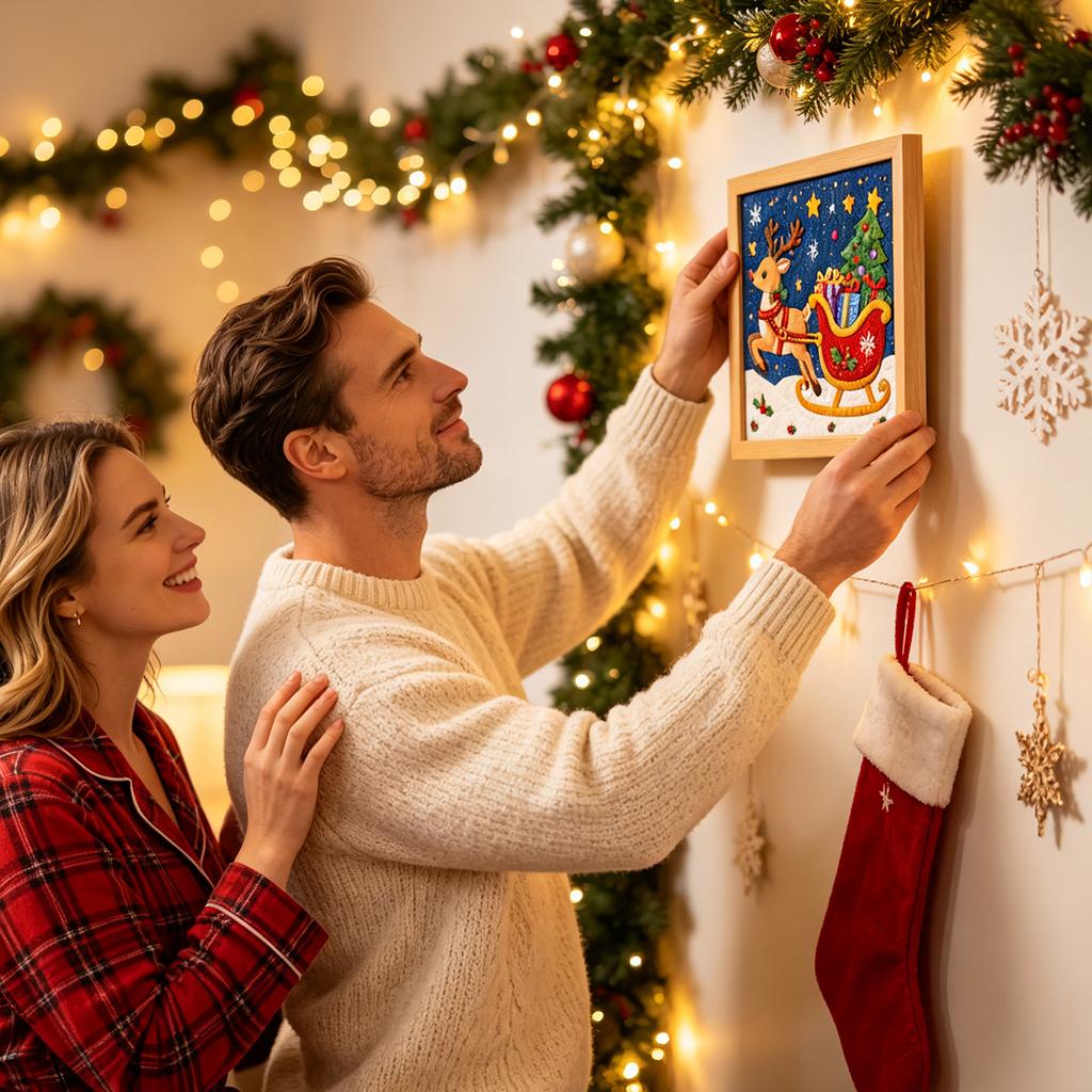 Christmas Fabric Painting Kit for DIY Holiday Projects